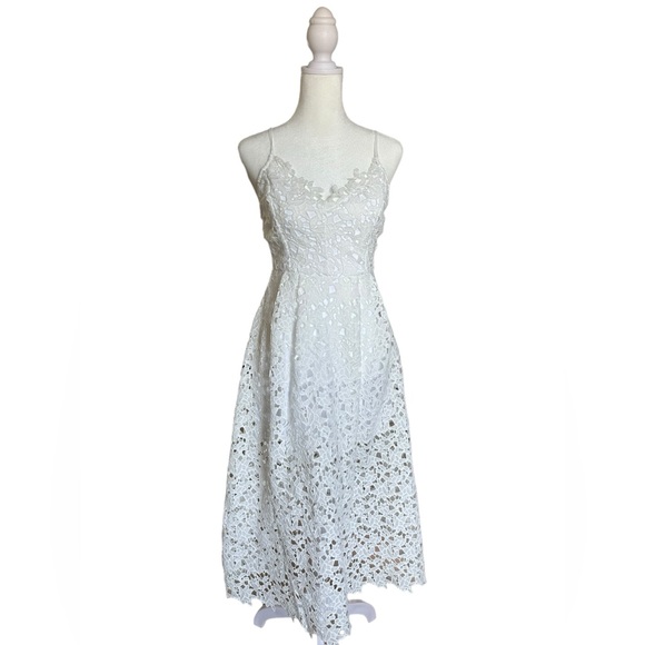 Astr Dresses & Skirts - White Eyelet dress by AQUA size S